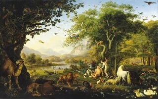 Wiki Adam & Eve painting by Johann Wenzel
