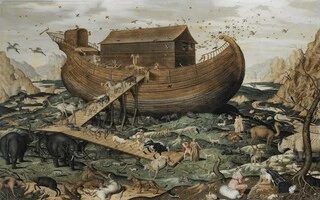 Noah's flood painting