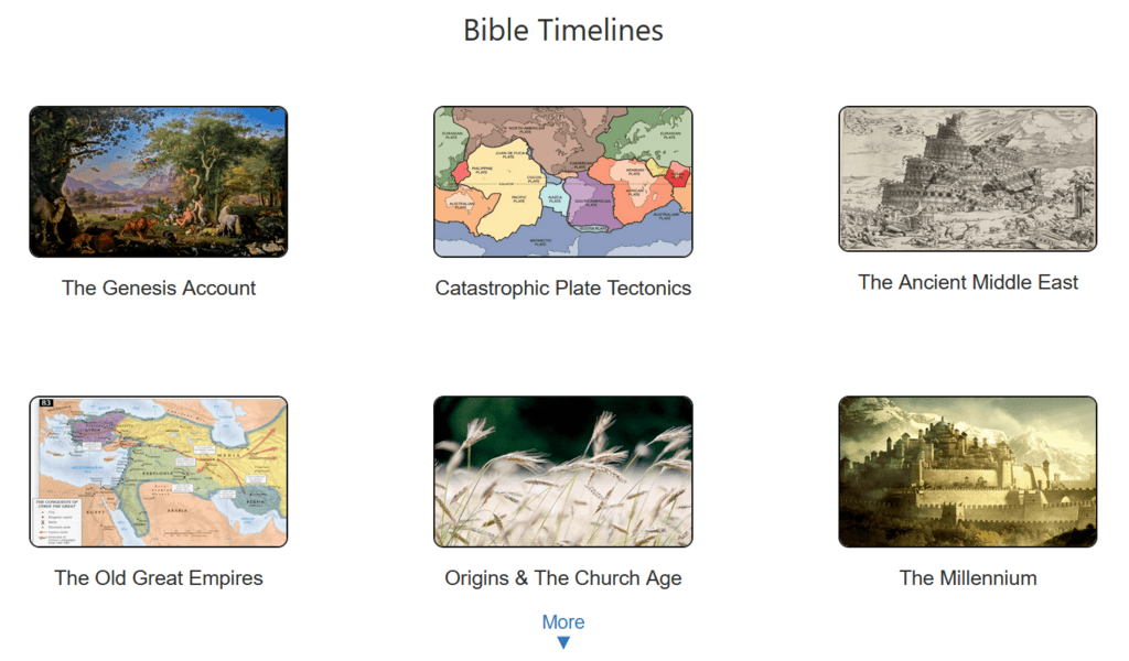 Web example Bible Timelines