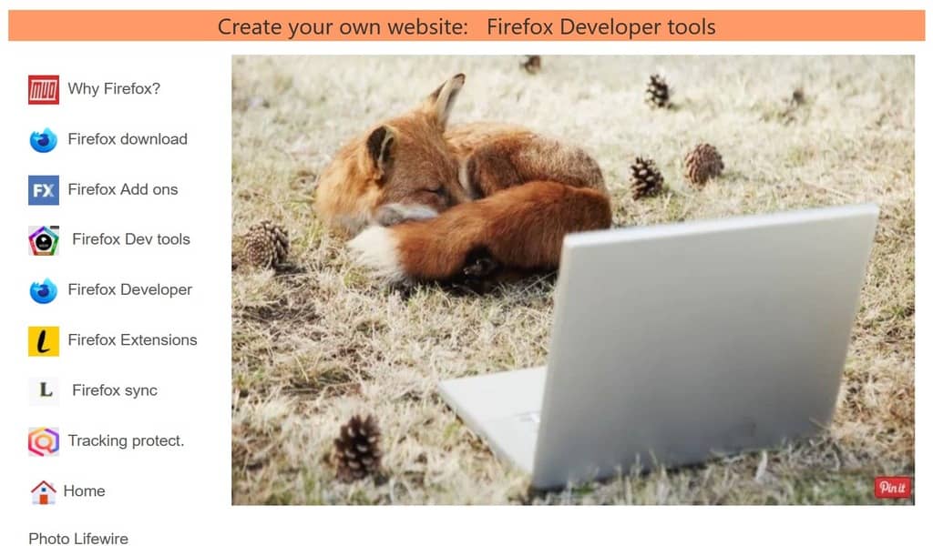 Firefox browser extensions and Add ons