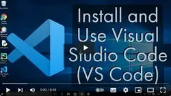 Install and use visual studio code