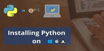 Installing python image