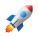 Rocket launch icon