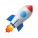Rocket launch icon