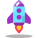 Rocket launch icons8